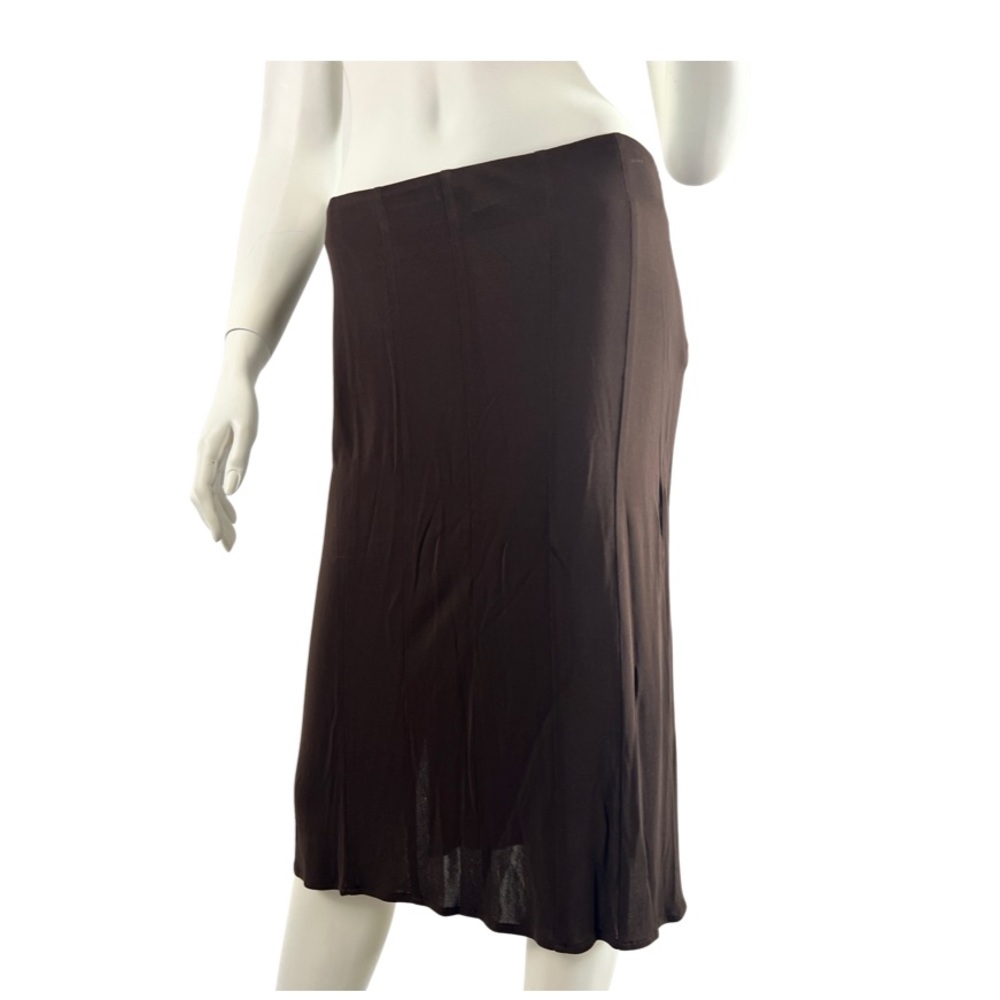 YIGAL AZROUEL Brown Midi Skirt - Size:5